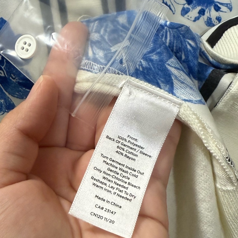 Talbots TOILE WOVEN CARDIGAN - Picture 6 of 7